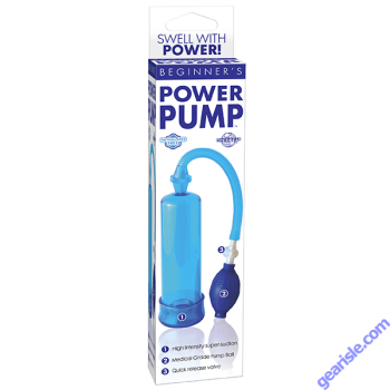 Beginner's Blue Penis Power Pump Pipedream 