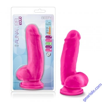 Naturel Bold Beefy 7" Dildo Pink1