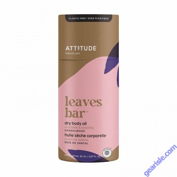 Attitude Leaves Bar Dry Body Oil Sandalwood 