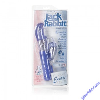 Triple G Jack Rabbit Vibrator Purple Cal Exotic Novelties