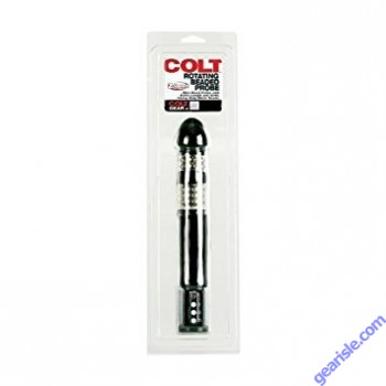 Rotating Beaded Probe 8.5 Black Colt (Dildo)