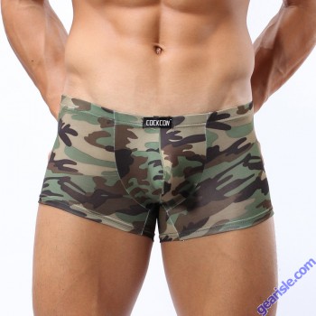 Camo Boxers with U-band style  Romeo Whispers