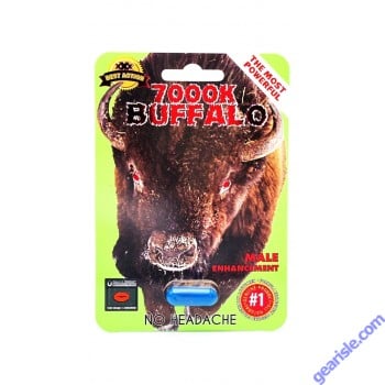 Buffalo 7000K Male Enhancement Blue Pills