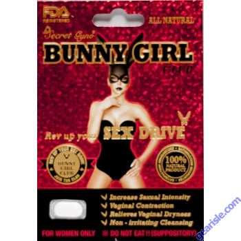 Secret Gyno Bunny Girl Suppository For Women Only 