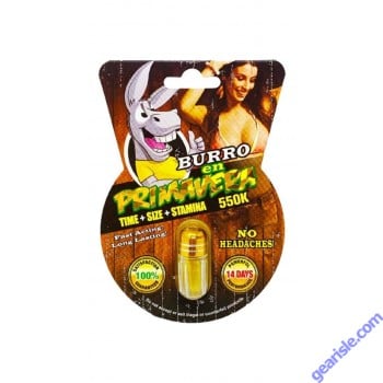 Burro 550K Male Enhancement Gold Pills