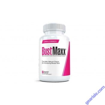 BustMaxx Women Natural Breast Enlargement Augmentation Pill pink bra