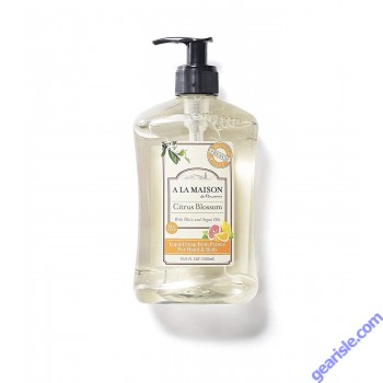 A La Maison Citrus Blossom Bottle Liquid Hand Soap 16.9 Oz