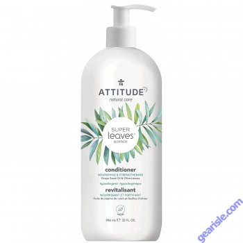 Attitude Super Leaves Nourishing Strengthening Conditioner 32 Oz Vegan