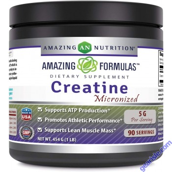 Micronized Creatine Monohydrate 1 Lb Post Workout Amazing Formulas 