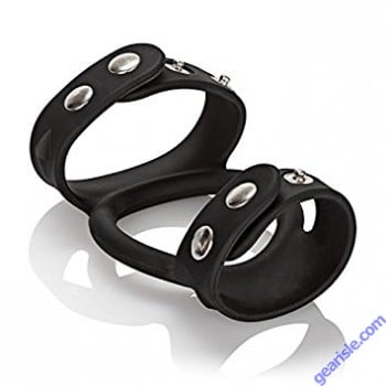 Cock Ring Silicone Tri-Snap C & B Cage Cal Exotics Novelties