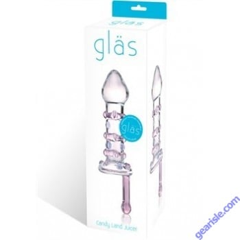 Glas Candy Land Juicer Dildo Swirly Extra Stimulation