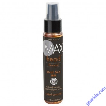 Max Head Flavored Oral Sex Gel Salted Caramel 2.2 fl oz 65ml