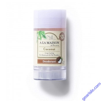 A La Maison No Parabens Long Lasting Deodorant Coconut 2.4 Oz front