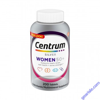 Bottle of Centrum Silver Women's Multivitamin 50+