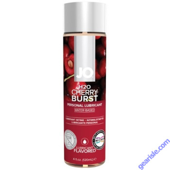 Jo H2O Cherry Burst Personal Water Based Lubricant 4 Oz