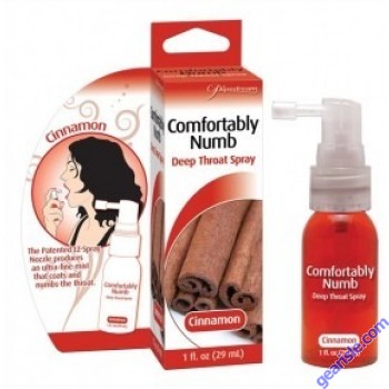 Comfortably Numb Deep Throat Spray Cinnamon 1 fl oz 29ml