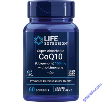 Life Extension 60 SG Super Absorbable CoQ10 bottle