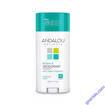 Coconut Lime Botanical Deodorant 2.65 Oz Vegan 