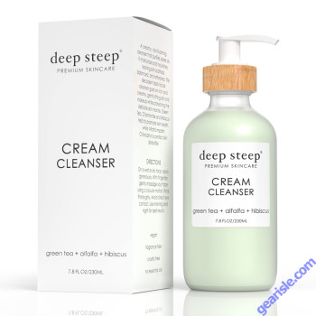 Cream Cleanser Fragrance Free 7.8 Oz Vegan Deep Steep Skin Care front