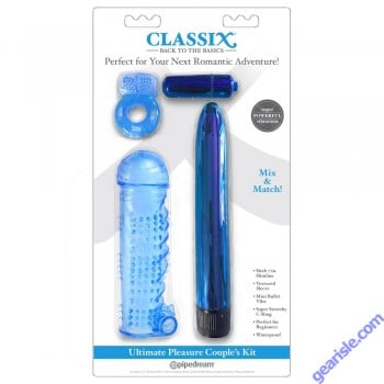 Classix Ultimate Pleasure Couples Kit Blue