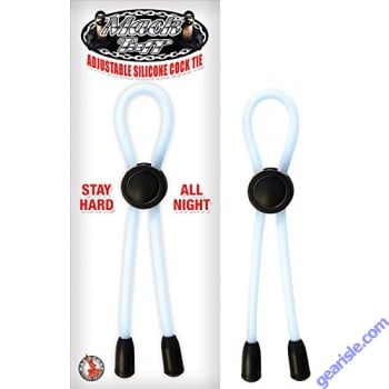 Cock Tie Adjustable Silicone Clear Mack Tuff
