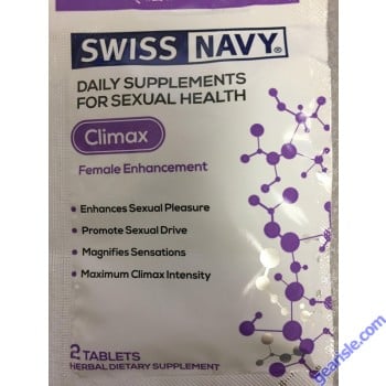 Climax Female Enhancement 2 Tablets Swiss Navy