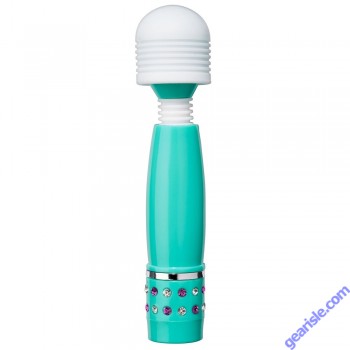 Cloud 9 Mini Flexible Wand W Silicone Head Jewels Teal