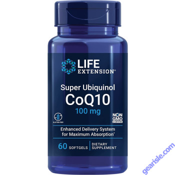 Life Extension Super Ubiquinol CoQ10 100mg bottle