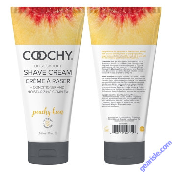 Coochy Shave Cream-Peachy Keen 0.5 fl oz