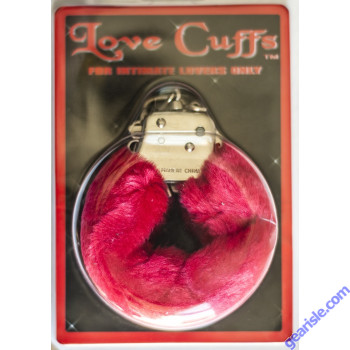 Love Cuffs For Intimate Lovers Only Red