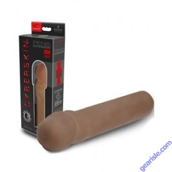 CyberSkin Penis Extension 2 Xtra Thick Dark Color