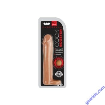 CyberSkin Cock Booster with Ball Strap