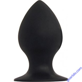 Rooster Daddy-O Medium Silicone Butt Plug Black