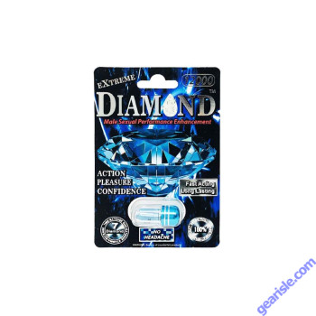 Diamond Platinum Black Extreme Male Sexual Performance Enhancement Pills 2000mg by Diamond Platinum