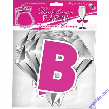 Bachelorette Party Diamond Banner By Hottproducts