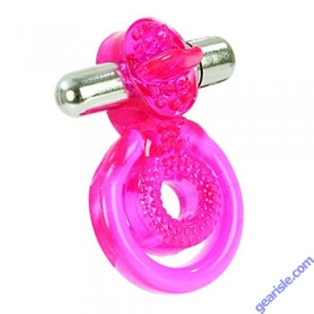 Dual Clit Flicker Pink Ring Cal Exotics
