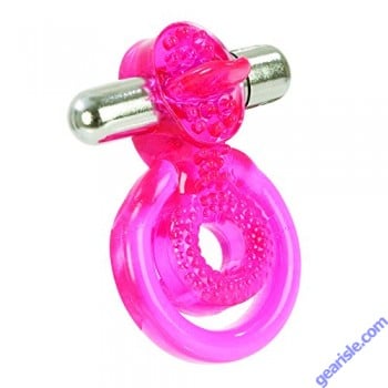 Dual Clit Flicker Pink Ring Cal Exotics