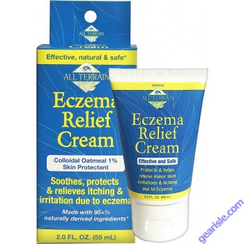 Natural Ingredients Eczema Relief Cream 2 Oz All Terrain both