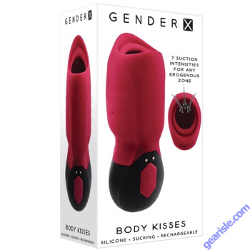Evolved Gender X Body Kisses Sucking Vibrator box
