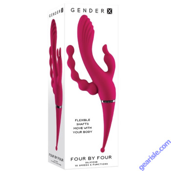 Evolved Gender X Four By Four Quadruple Stimulation Vibrator box