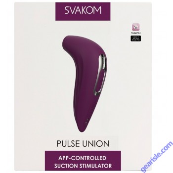 Svakom Pulse Union App Controlled Suction Vibrator box