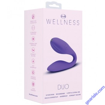 Blush Wellness Duo 10 Functions Rechargeable Silicone Vibrator box