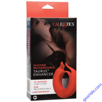 CalExotics Cock Ring Silicone Rechargeable Taurus Enhancer box