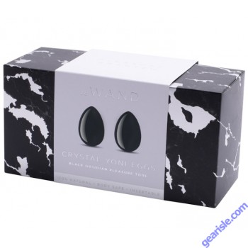 Le Wand Crystal Yoni Eggs Black Obsidian box