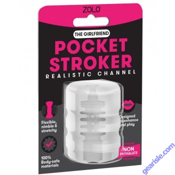 Zolo The Girlfriend Stretchy Pocket Stroker box