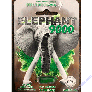 Elephant 9000 Pill Male Sexual Enhancer 1200mg