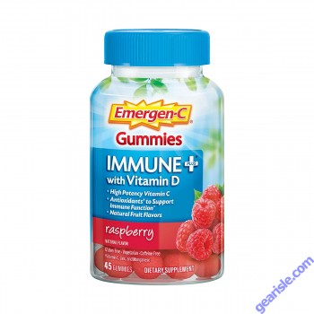 Emergen-C Immune Gummies Raspberry Flavor