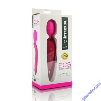 Silicone Wand 9x Rechargeable Pink Eos Climax