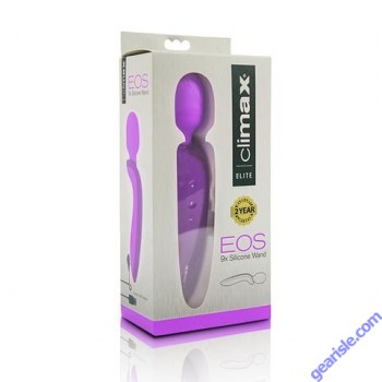 EOS 9x Silicone Wand Rechargeable Purple Climax