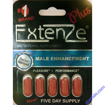 ExtenZe Plus Doctor Approved Male Enhancement Five Days Supply by Biotab Nutraceuticals Inc